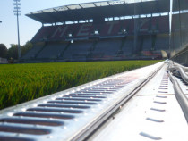 Instaliaciniai latakai „Stade Saint-Symphorien“ stadione