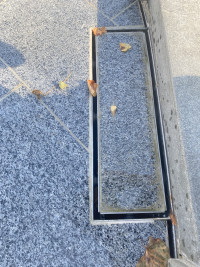 HAURATON  PLYŠINIAI LATAKAI iš nerūdijančio plieno ir RECYFIX medžiagos įrengti lanku 
